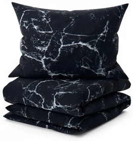 Obliečky z mikrovlákna TEMPESTA čierne Rozmer obliečky: 70 x 90 cm | 140 x 200 cm