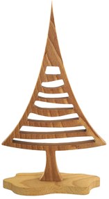 AMADEA Drevený 3D strom ihličnan, masívne drevo, výška 22 cm