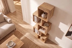 Dizajnový regál Timber 150 cm prírodné mango
