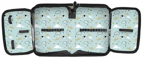 Školská taška na kolieskach - Veselá Panda 5-dielny set