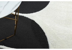 Kusový koberec Cornus krémovočierný 120x170cm