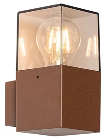Priemyselná vonkajšia nástenná lampa hrdzavohnedá IP44 - Denmark