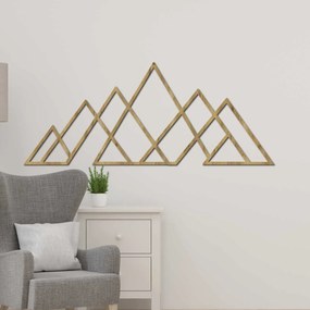 Drevený nástenný obraz geometrické hory | APALATU: HDF - Javor 70 x 31 cm 4559-102097 HDF0512