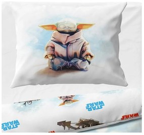 Detské obliečky  Star Wars Baby Yoda 140x200/70x90 cm
