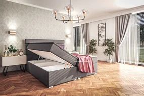 SELENA MANŽELSKÁ POSTEĽ 160X200 SAWANA 14 ČIERNA LÁTKA
