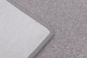 Betap koberce Behúň na mieru Eton sivý 73 - šíre 60 cm s obšitím