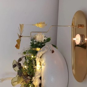 DECOLED Anjel zvoní, 23 x 20,5 cm, stromy, zlato