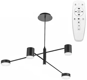 Toolight - LED stropné svietidlo APP596-4C, čierna, OSW-08564