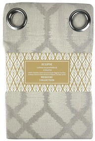 Záves na prechodkách Eclipse 135x250 béžová Merkury Home