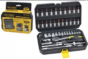 CROWNMAN Box na náradie pre nástrčné kľúče, 46 kusov