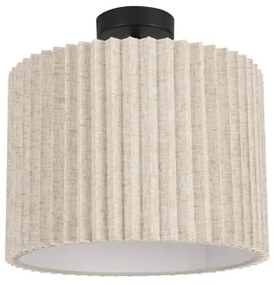 Brilagi - Prisadený luster NORDIC WAVE 1xE27/15W/230V pr. 32 cm ľanová/čierna