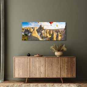 Obraz - Teplovzdušné balóny (120x50 cm)