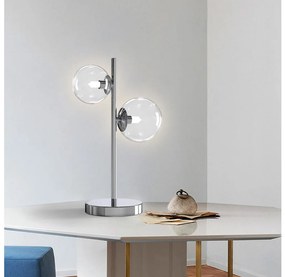 ONLI - Stolná lampa KIMBERLY 2xG9/6W/230V 40 cm lesklý chróm