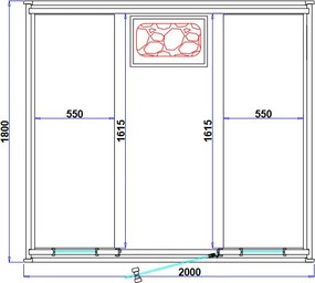 BPS-koupelny Záhradná kombinovaná sudová sauna 2v1 HYD-4023 - Infrasauna + fínska sauna 180x200, 4-6 osôb