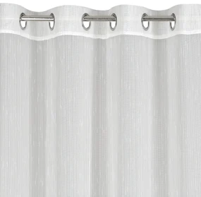 ZÁCLONA NA KRÚŽKOCH PILAR 350X250 CM BIELA
