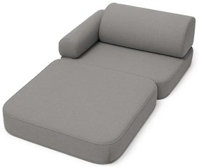 MeowBaby® Outzy Detská modulárna 6-prvková pohovka, drift-clay-taupe