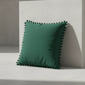 Obliečka na vankúš FLUFFY fľašovo zelená 45x45 cm