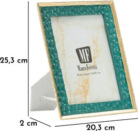 Fotorámik Grent 20,3x25,3 zelený/zlatý