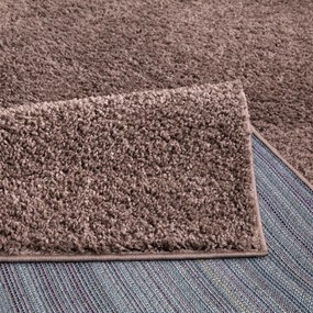 Dekorstudio Shaggy koberec CITY 500 hnedý Rozmer koberca: 150x150cm