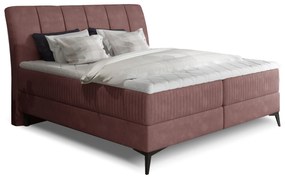 Kontinentálna posteľ 180 cm Alberto (tmavoružová) (s matracmi). Vlastná spoľahlivá doprava až k Vám domov. 1027404