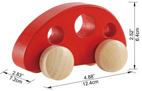 Mini autíčko červené