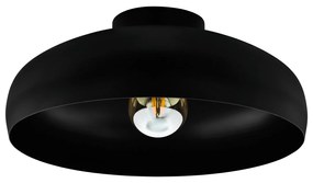 EGLO Stropné industriálne osvetlenie MOGANO, 1xE27, 60W, čierne