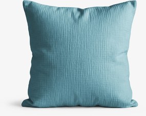 Goldea mušelínová obliečka na vankúš - petrolejová 45 x 45 cm