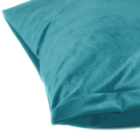 Biante Zamatová obliečka na vankúš Velvet Prémium SVP-035 Tyrkysovo modrá 30 x 50 cm