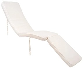 Biely bavlnený podsedák na exteriérové ležadlo House Nordic Arrecife