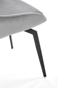Čalouněná jídelní židle K479 šedá