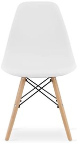 Jedálenský stôl ADRIA biely so šiestimi stoličkami OSAKA biele