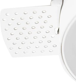 Sada 6 moderných zapustených bodových svetiel biela GU10 okrúhla bezrámová - Oneon Honey