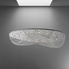 Krištáľ mega svietidlo LUXERA 69048 ELIPTHON 38*105