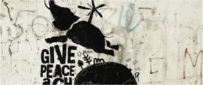 Obraz - Slon nad zemou (120x50 cm)