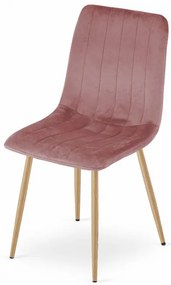 Jedálenská stolička LAVA ružová