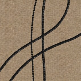 Ozdobný paraván Textura hnědá - 110x170 cm, trojdielny, korkový paraván