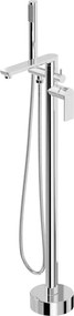 Mexen Leda voľne stojaca vaňová batéria, chróm - 75633-00