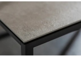 Konferenčný stôl 40671 75x75cm Marble Look Ceramik Cement  - Komfort-nábytok