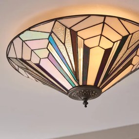 Endon 63935 - Stropné svietidlo Tiffany ASTORIA 2xE27/60W/230V priemer 48 cm