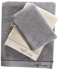 Soft Cotton Darčeková sada uterák, osuška a umývacia žinka AURA