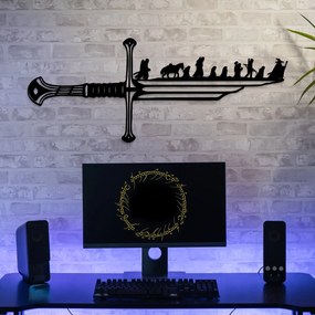 DUBLEZ | Drevený obraz - Spoločenstva prsteňa