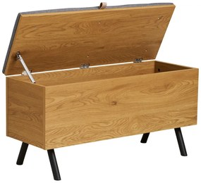 Truhla v dekore duba v prírodnej farbe 92x48x33 cm Barco – House Nordic