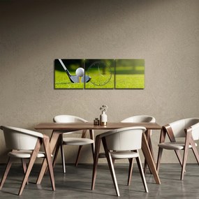 Obraz - Golf (s hodinami) (90x30 cm)