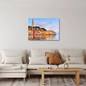 Sklenený obraz - Rovinj, Chorvátsko (70x50 cm)