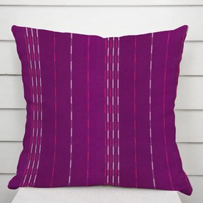 Biante Bavlnená obliečka na vankúš Olivia OL-002 Pásiky na fialovom 60 x 60 cm