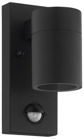 Eglo 99571 - LED Vonkajšie nástenné svietidlo so senzorom RIGA 1xGU10/3W/230V IP44