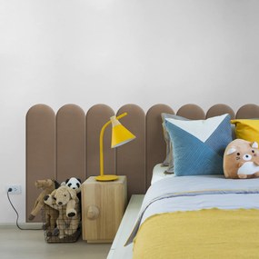 Zástena za posteľ - Oblúk - 20x80cm Farba: Béžová, Rozmer: 20x80