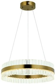 Zambelis 22039 - LED Stmievateľný luster na lanku LED/56W/230V zlatá
