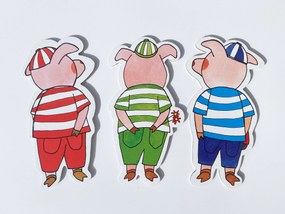 MARIONETINO – Bábkové divadlo: O troch prasiatkach a o kozliatkach (15 bábok, 2 rozprávky)