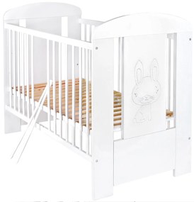 Detská postieľka New Baby Králiček štandard biela